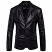 Mens Leather Jacket Winter Jackets for Men Plus Velvet Thickening Warm Coats New Fashion Brand Clothing