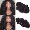 Amazing Star Indian Virgin Hair Afro Kinky Curly 4 Bundles Afro Kinky Curly Hair Bundles 100 Human Hair Extension Thick&Soft