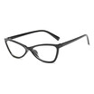 SHAUNA Metal Hinge Fashion Butterfly Sharp Women Small Cat Eye Sunglasses Trending Men Clear Red Lens Glasses UV400