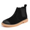 Mens Shoes Fashion Casual Shoes Light Breathable Shoes Genuine Leather Shoes For Men Martin Boots Black Khaki Size 38-44