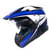 MT HELMETS 628A motorcycle helmet double lens off-road helmet winter personality cool men&women rally car full helmet helmet white blue double XL code