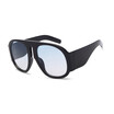 SHAUNA 2018 New Women Round Sunglasses Oversize Men Gradient Lens Goggle Shades UV400