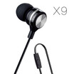 Arrivals JBMMJ X9 In Ear Earphone Metal Stereo In-ear Headphones Headset Auriculars 4 Colors With Microphone