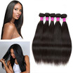 Glary Hair Weaving Malaysian Straight Hair 5 Bundles 8A Unprocessed Malaysian Virgin Hair Straight Human Hair Bundles