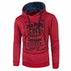 Mens Casual Letters Printing Sportswear Sweatershirt Pullover Long Sleeve Hoodies