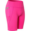 Imagen de Pantalones cortos de yoga de cintura alta con bolsillo ejercicios de control de barriga pantalones cortos de yoga con estiramiento de 4 maneras al mejor precio Pantalones cortos de yoga de cintura alta con bolsillo ejercicios de control de barriga pantalones cortos de yoga con estiramiento de 4 maneras precio