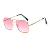 SHAUNA Spring Hinge Fashion Women Square Sunglasses Retro Men Blue Pink Gradient Glasses UV400