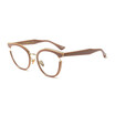SHAUNA Oversize Women Cat Eye Glasses Frame Unique Ladies Clear Lens UV400