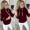 Womens Winter Autumn Hoodie Sweatshirt Hooded Jumper Sweater Pullover Tops Coat