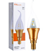 Foshan Lighting FSL LED wax tip tip bubble crystal bulb E14 small screw warm white light 2700K 3W pull tail bubble Hyun gold