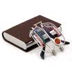 Sunset red reading glasses folding men&39s PC high lens sheet business card folding design business fashion BX5206 100 degrees