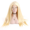 HCDIVA Full Lace Wigs With Brazilian Hair 613 Blonde Straight Hair 10-24" Remy Hair 130 Density Wigs With Baby Hair Free Shipping