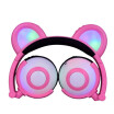 Bear ear Children Headphones support TF card function loved by children&gilrs used to Cosplay Party Childrens Day gift pink color