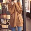 Women Loose Fashion Baggy Chunky Knitted Jumper Top Thick Sweater Winter