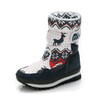 Women winter warm boots antiskid outsole Lady snow boots navy red Christmas Deer Brand fashion style easy wear Buckle boots plus