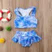 Kid Girls Summer Swimwear Costume Beach Swimsuit Tankini Bikini Bathing Suit