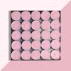 Inkfish scented candle round pink 50 Pack 8212 Romantic marriage candle light smokeless incense candle birthday wedding creative tea wax love to smell small candle