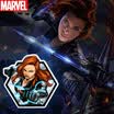Marvel Black Widow Metal Fridge Magnet Universal Soft Magnet
