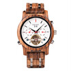 BOBO BIRD wooden mechanical watch with tourbillon Q27