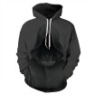 QYDM0229Mens Hoodie 3D Printed Women Pullover Sweater