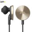 Iam Buttons Future Wireless Sports Bluetooth Headphones Magnetic Suction Earphones Headphones Black Gold