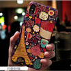 For iphone XS MAX XR X Phone cases covers Silicone Soft TPU 3D Emboss Patterned Fitted cases