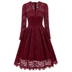 Lace A Line Party Vintage Dress