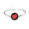 Hot Fashion Women Girls BTS Bangtan Boys Silver Plated Charm Bracelet Bangle