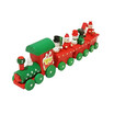 Wooden Mini Train Toy Santa Claus Christmas Ornament Decoration Festival Gift Kids Toys