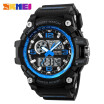 SKMEI Sports Watch For Men Fashion Multifunctional Chronograph Digital Quartz Watch with Double Display