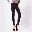Hengyuan Xiangchun paragraph casual pants female Korean version of Slim was thin pencil pants feet pants black CI130500 XXL code