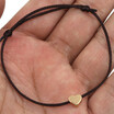 new fashion Gold Color Heart Bracelet Silver Handmade Jewelry Multicolor Rope Adjustable String Lucky Bracelet For Women Children