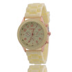New Men Women Geneva Silicone Rubber Jelly Gel Quartz Analog Sports Wrist Watch