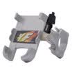 Cargador de metal universal Soporte para teléfono de la motocicleta Soporte Soporte Retrovisor GPS Soporte para bicicleta Espejo retrovisor Soporte Celular Moto