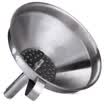 Jingdong Supermarket Germany Fakelman Fackelmann stainless steel funnel with filter red wine funnel 40429