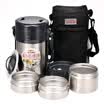 TAFUCO full stainless steel insulation lunch box insulation bucket T-0045 champagne 1500ML send package