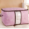 LARGE CLOTHES STORAGE BAG BOX QUILT BEDDING DUVET LAUNDRY PILLOWS ZIPPED HANDLES
