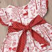 Christmas Fashion Kids Baby Girls Deer Bowknot Pageant Party Formal Gown Dress
