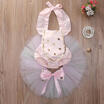 UK Newborn Baby Girl Kids Gown Romper Lace Pageant Princess Tutu Tulle Dress