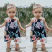 0-24M Newborn Baby Girl Clothes Floral Romper Jumpsuit Playsuit Outfit Sunsuit