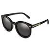 Weigu VEGOOS 9059 polarized sunglasses round box retro tide people sunglasses female round round face sunglasses transparent frame cherry powder