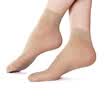 Jingdong supermarket Langsha short silk socks on the socks crystal silk socks thin section Ms short stockings 20 pairs of 4 colors each 5 double