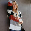 Women Winter Warm Sweater Long Sleeve Knitted Sweater Jumper Pullover Top Blouse
