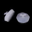 2Pcs White Hair Shampoo Scalp Body Massage Massager Brush Comb Hare Care