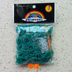 Three SEMBEM rainbow hair about 100 portable multi-color high elastic stretch rubber band elasticity easy to break
