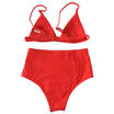 Women Bandage High Waist Bikini Push-up Bra Swimsuit Bathing 2pcs Set Swimwear