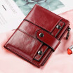 Genuine Leather Women Wallet&Purse Female Small Portomonee Lady Money Bag Coin Purse Card Holder Perse Green for Girl