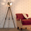 Baycheer HL371733 1 Light LED Floor Lamp Wood Tripod Floor Lamp