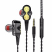 OLOEY ear heavy bass four core dual moving headphones for Apple Android computer OLOEY ear heavy bass four core dual moving headphones for Apple Android computer