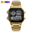 Men Women Sport Watch Digital LCD Waterproof Electronic Quartz Wristwatches PA